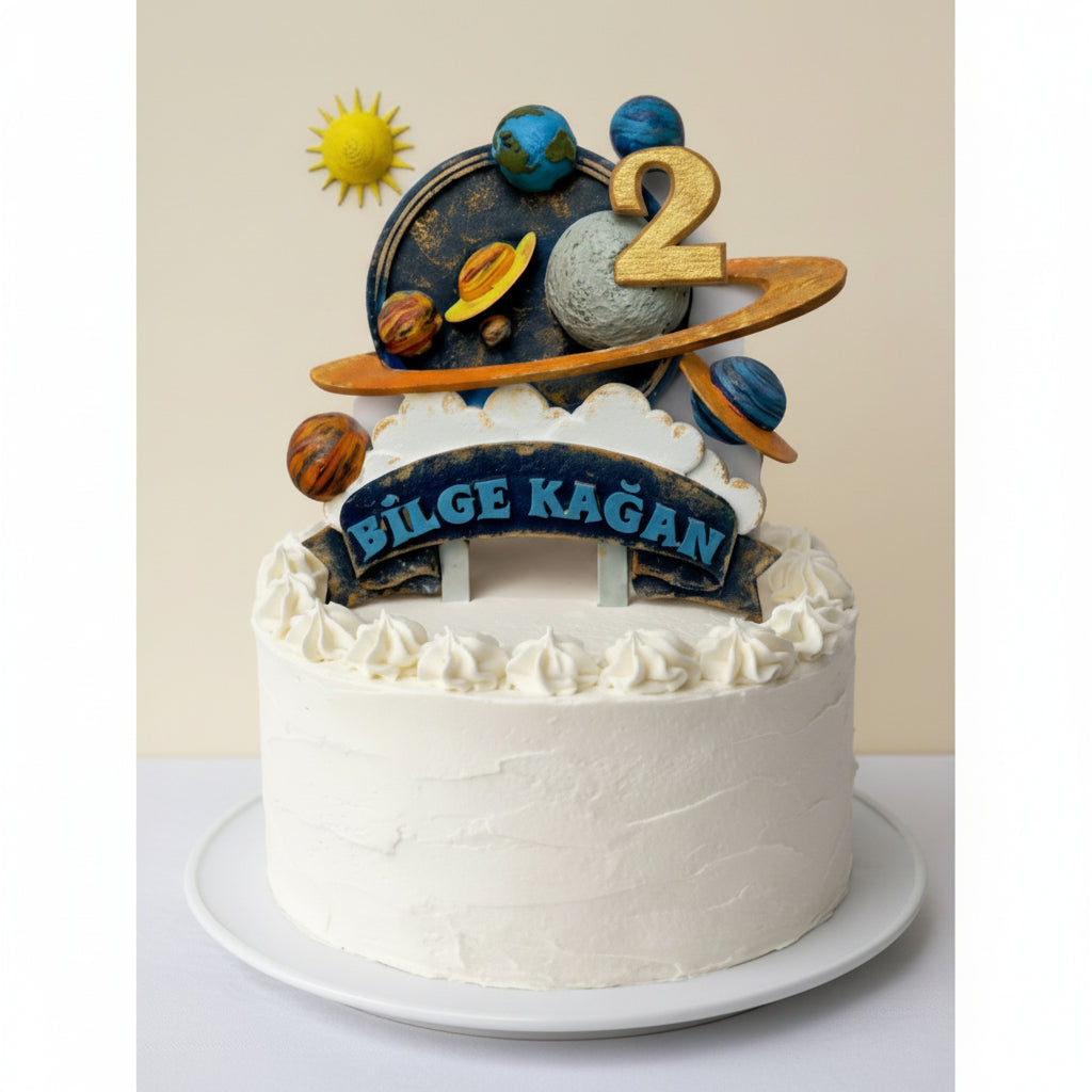 Kişiye Özel Pasta Süsü – İsimli Doğum Günü Cake Topper (3D Baskı)